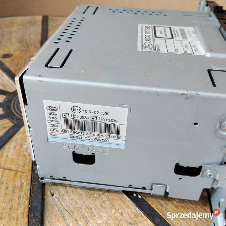 Oryginalne Radio CD Ford 6000CD 2DIN Ford Focus wielkopolskie Zbąszyń