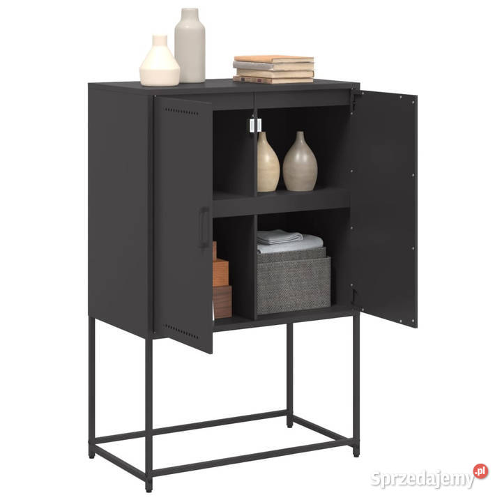Szafka czarna 685x385x107 stal WM846506 Warszawa