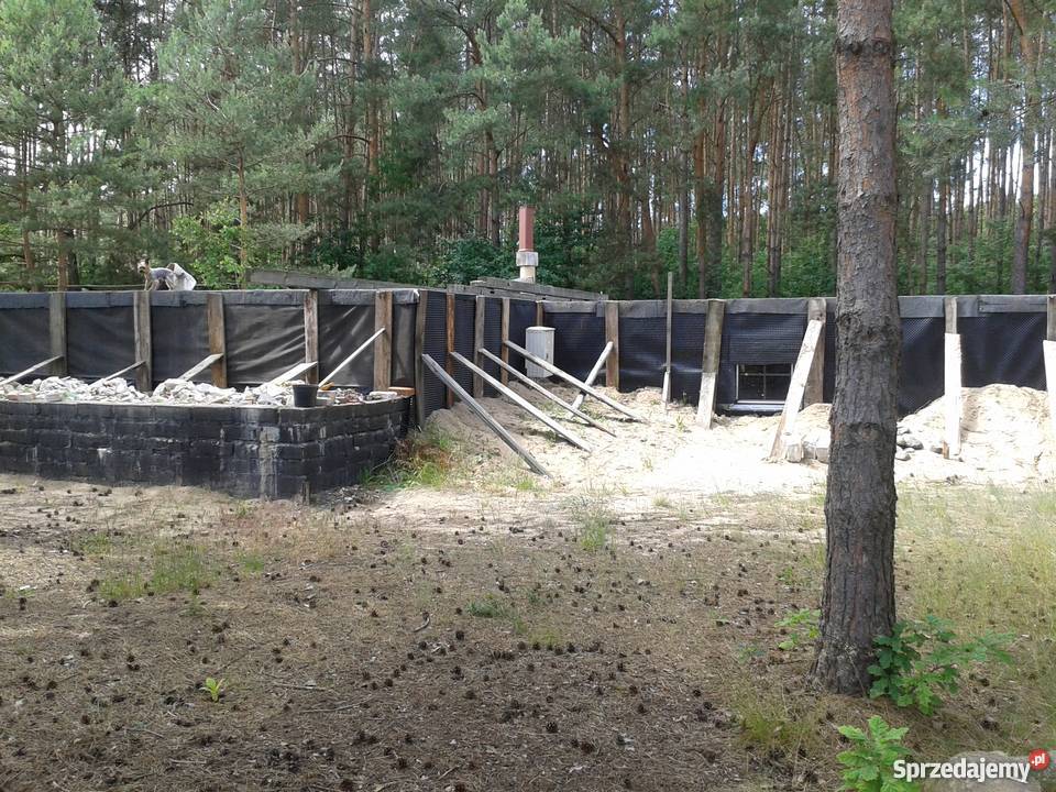 Działka budowlanazalesiona koło Warki mazowieckie Kępa Niemojewska