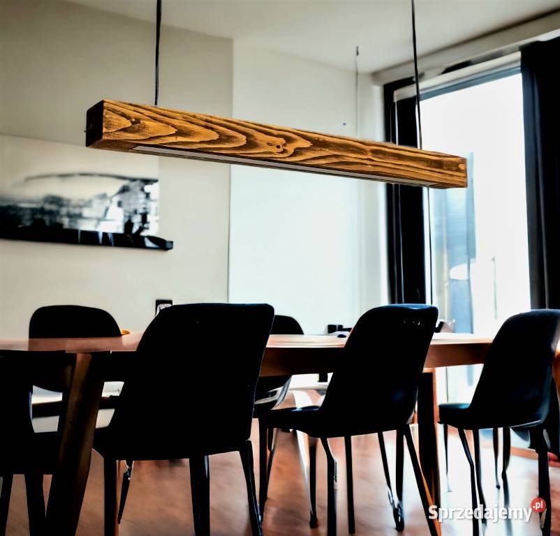 Lampa wisząca z drewna BELKA LED Lampy wiszące Rzeszów
