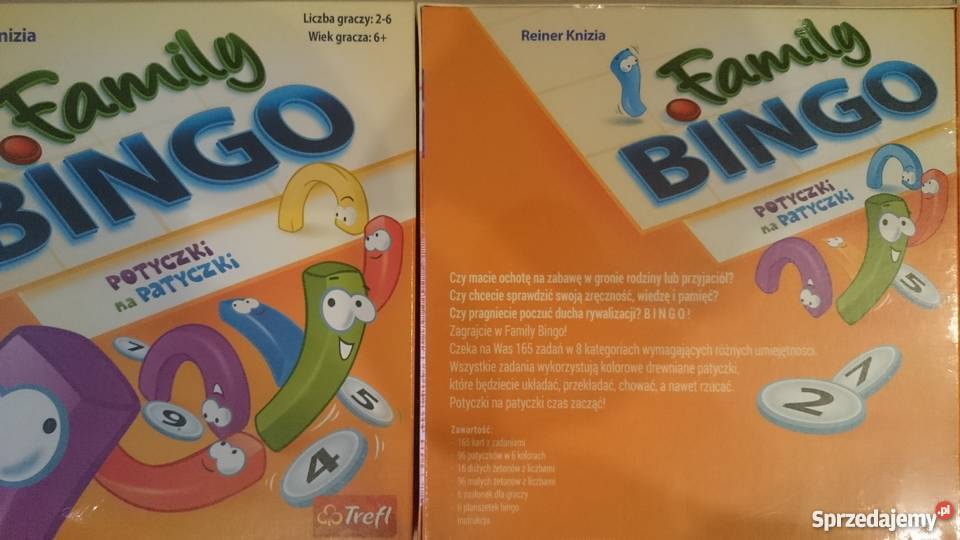 Wesoła gra rodzinna Trefl FAMILY BINGO POTYCZKI Kielce