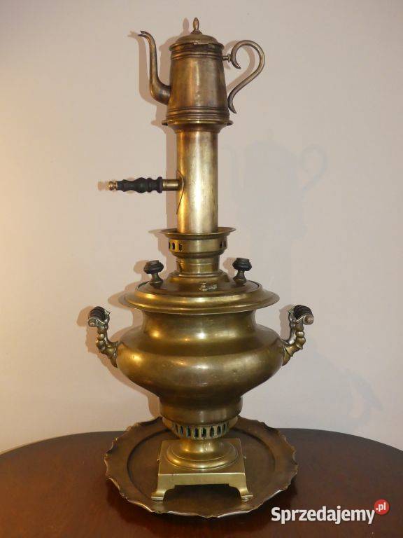 Dekoracyjny samowar braci Bataszew Tuła XIX wiek Poznań sprzedam
