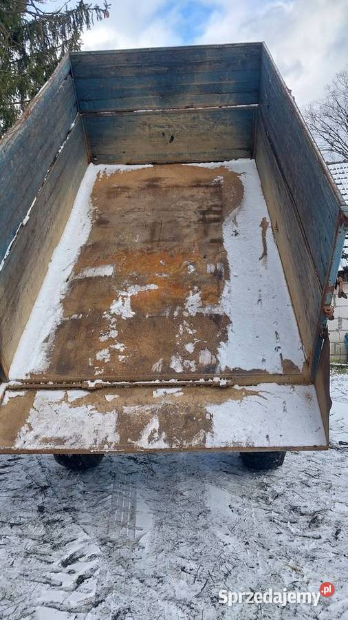 Przyczepa wywrotka 6t 1 osiowa Łańcut