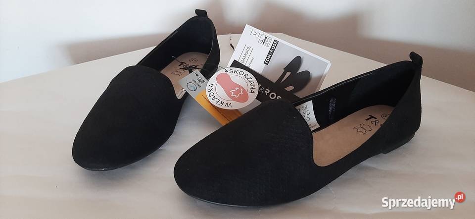 Baleriny damskie ladies ballerinas czarny Pruszków