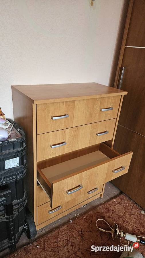 Komoda wysuwane szuflady szer70 wys103 Szczecin sprzedam