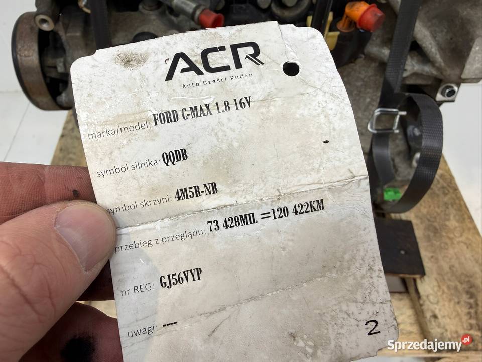 SILNIK QQDB Ford Focus II MK2 C C 18 16V 125 Chełm