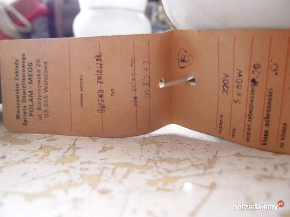 Żyrandol Polam MEOS Stylowe Żyrandole i kinkiet Łódź