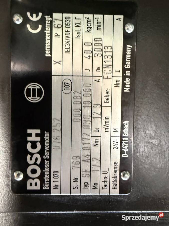 Serwomotor Bosch Indramat CNC servo silnik śląskie