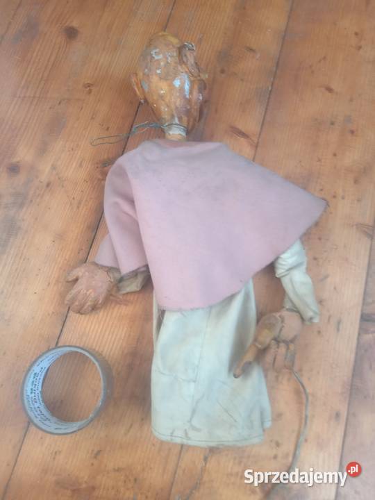 Stara pacynka teatralna sygnowana Gdów