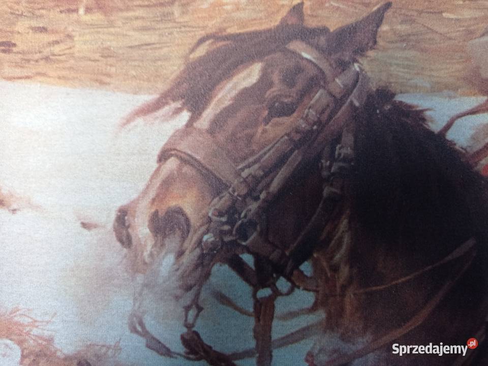 Obraz Kossak Wojciech wymiary 100 x 70 Malarstwo Tarnowskie Góry sprzedam