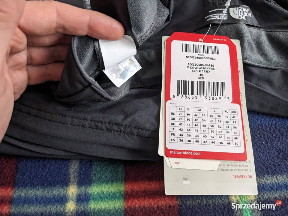 Nowe męskie spodnie The North Face
