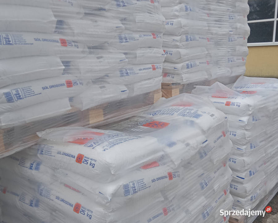 Sól drogowa Kłodawa 1 paleta 45 25 1125 Głubczyce sprzedam