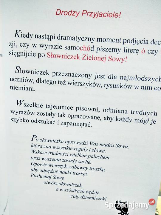 Ilustrowany słownik ortograficzny outlet książki Antykwariat Warszawa