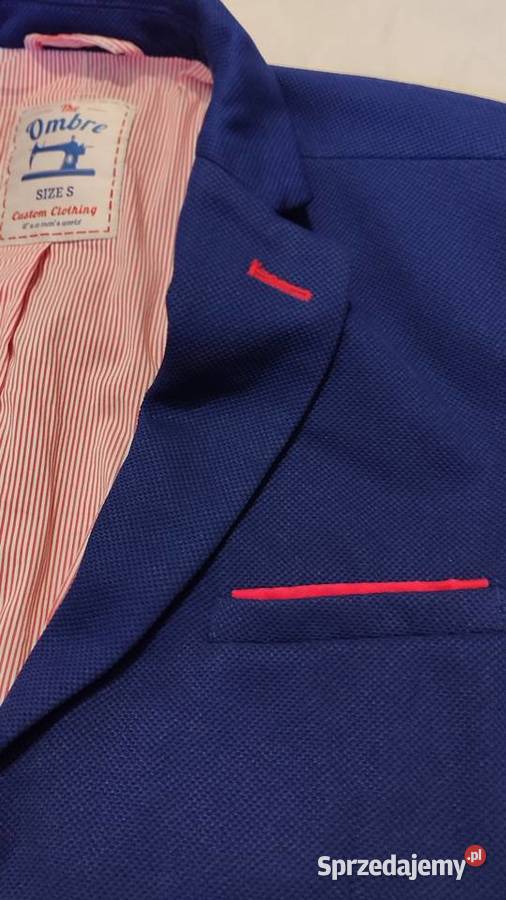 Męska marynarka granatowa Ombre r S Rozmiar S Odzież wyjściowa pomorskie Gdańsk