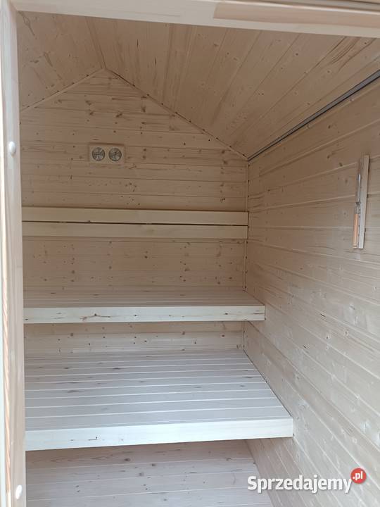 Domek Wakacyjny Drewniany Altana Sauna Drewutnia Konin