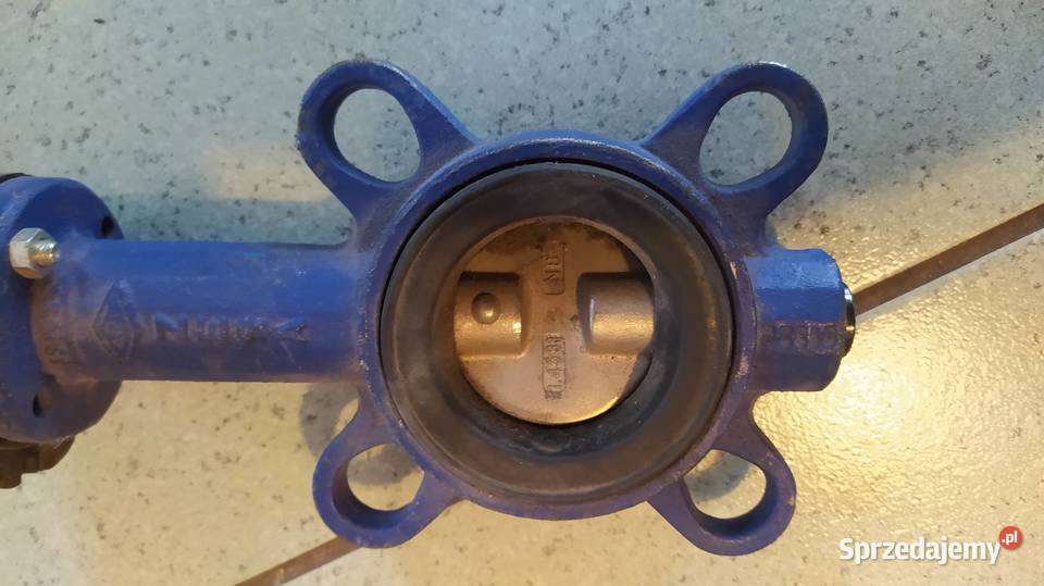 Przepustnica międzykołnierzowa z dźwignią DN50 2 Kalisz