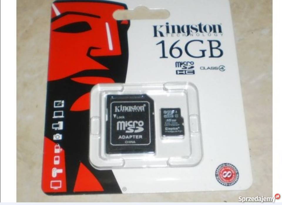 Karta pamięci MicroSD + ADAPTER SD,16gb