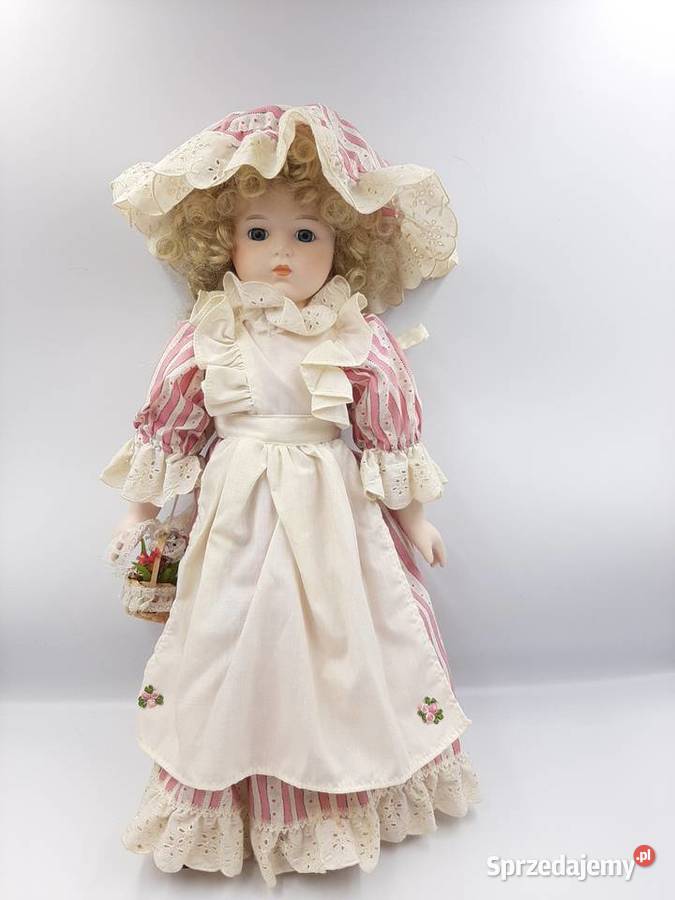 Przepiękna kolekcjonerska lalka porcelanowa kujawsko-pomorskie Inowrocław