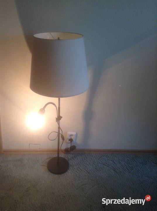 Lampa stołowa podłogowa dwu funkcyjna