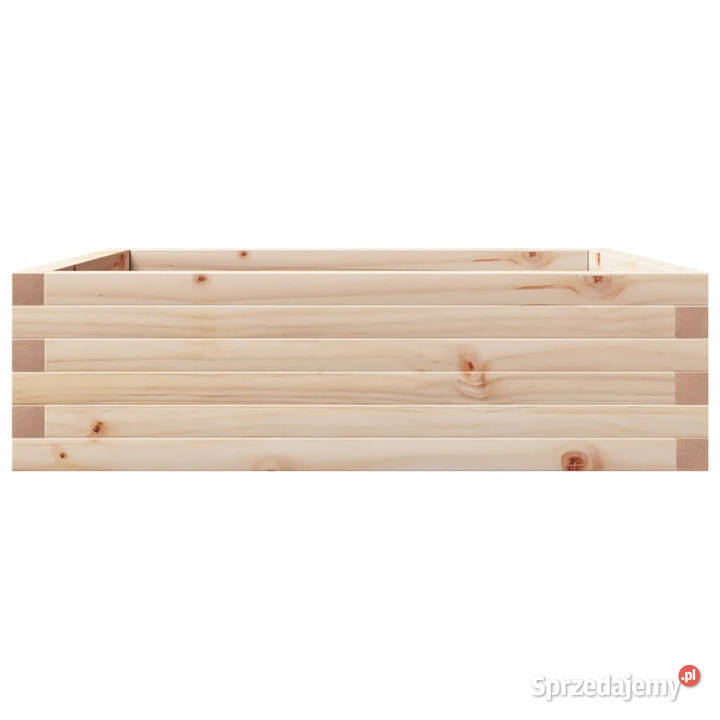 Donica ogrodowa 80x80x23 lite drewno sosnowe mazowieckie
