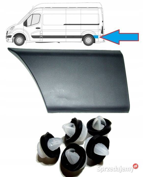 LISTWA TYŁ BOCZNA BŁOTNIKA LEWA RENAULT MASTER dostawcze Głogów