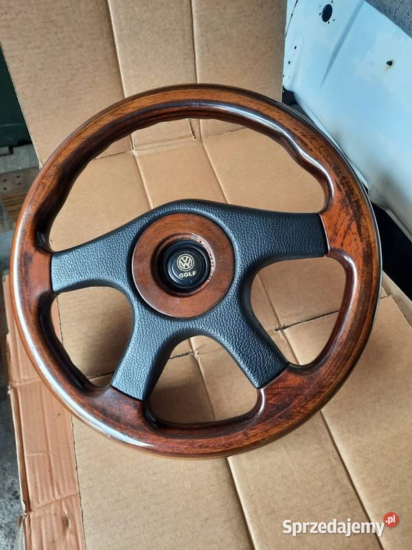 Kierownica drewniana 360mm osobowe łódzkie Andrespol sprzedam