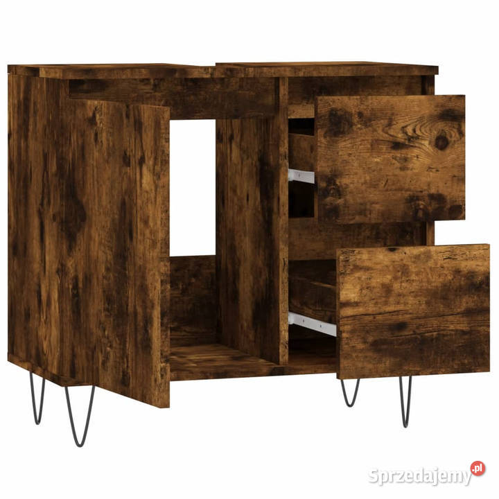 Szafka łazienkowa przydymiony dąb 65x33x60 mazowieckie
