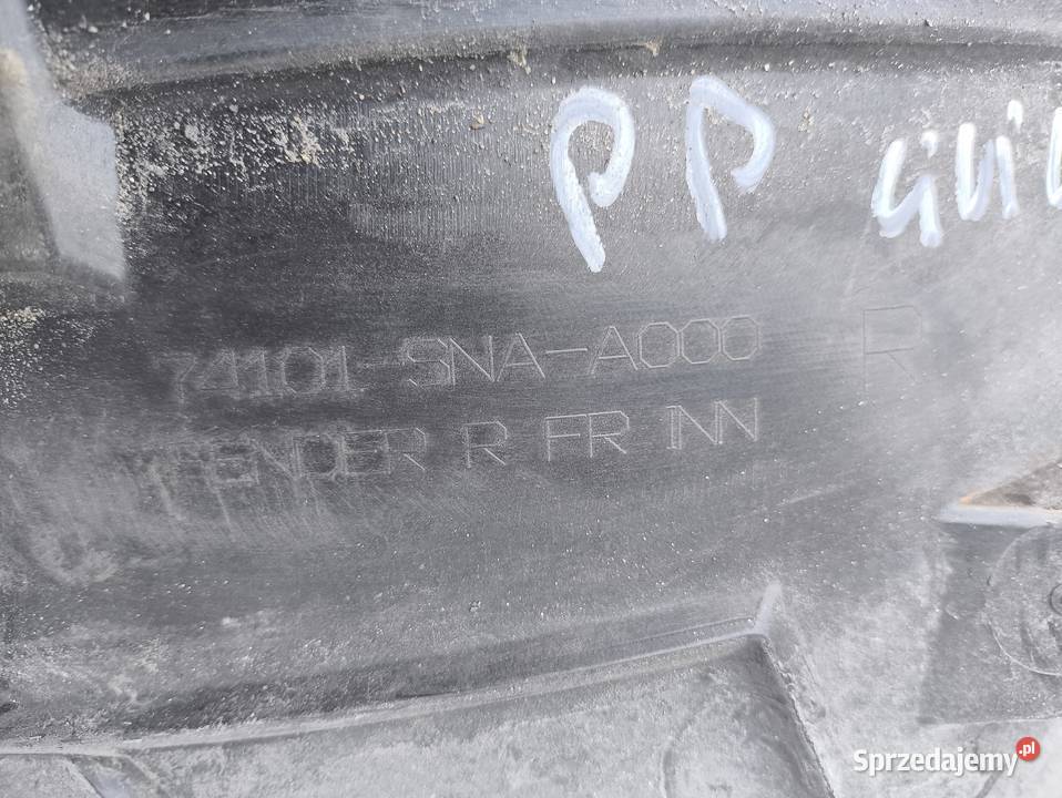 HONDA CIVIC VIII 5D SEDAN NADKOLE PRZEDNIE LEWE Radom