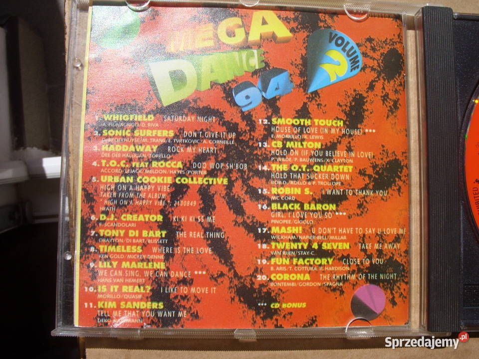 Płyta CD Dance MEGA DANCE94Vol2 1994 CD Wołów