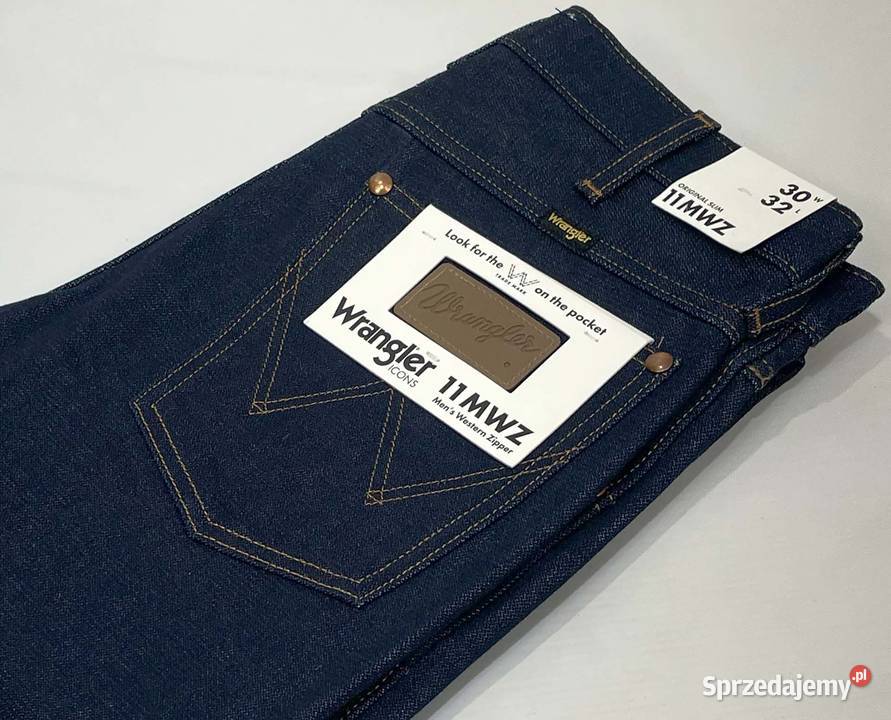 Spodnie męskie jeansy Wrangler 11MWZ Original niebieski Częstochowa