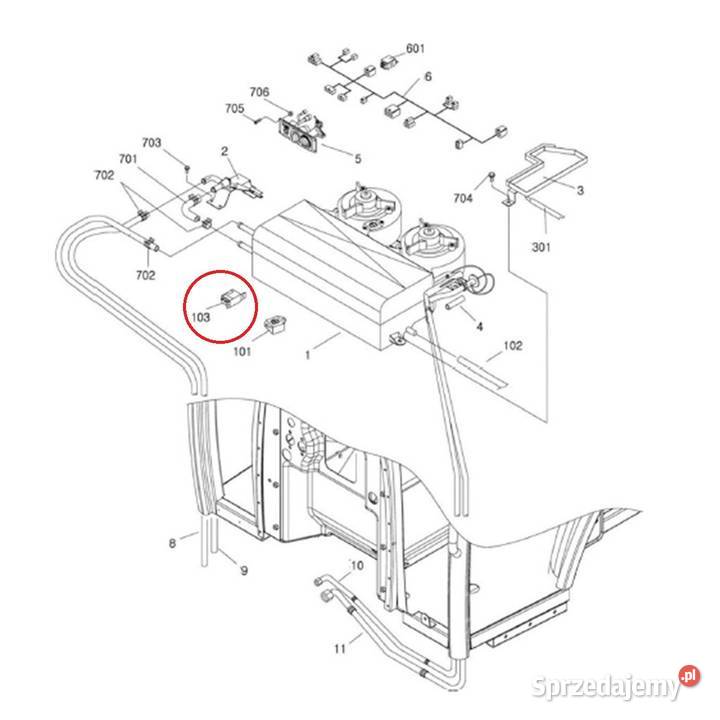 Termostat LS Tractor Chłodzenie silnika Tajęcina