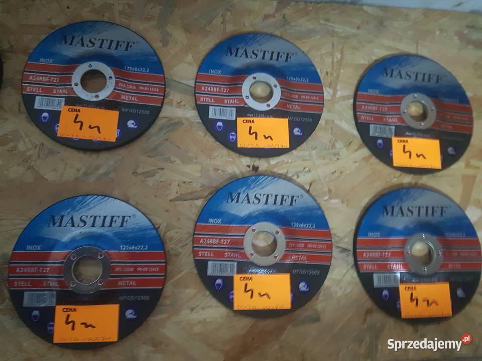 TARCZA DO CIĘCIA METALU inox 125 x 60 MASTIFF sprzedam