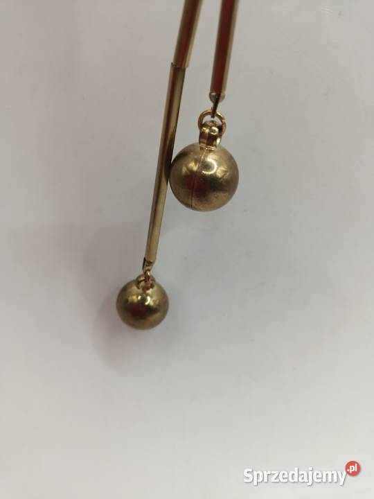 Naszyjnik z złotymi bombkami Naszyjniki Zamość sprzedam