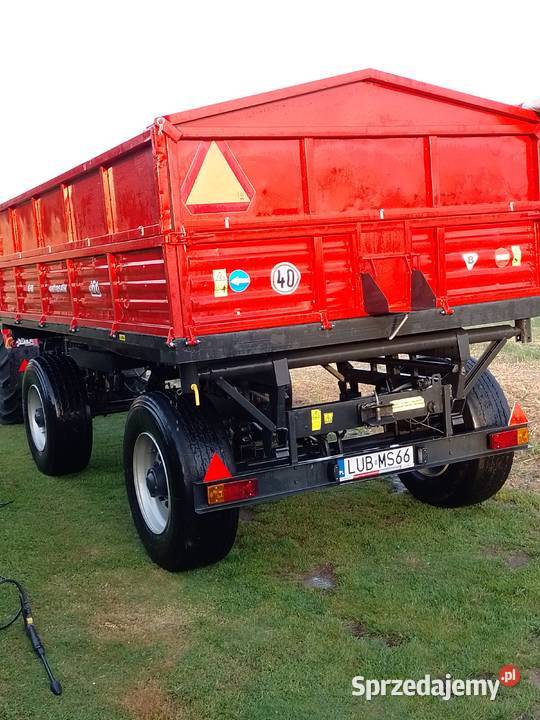 Przyczepa D50 3 stronny wywrot Przyczepy rolnicze Gałęzów-Kolonia Druga