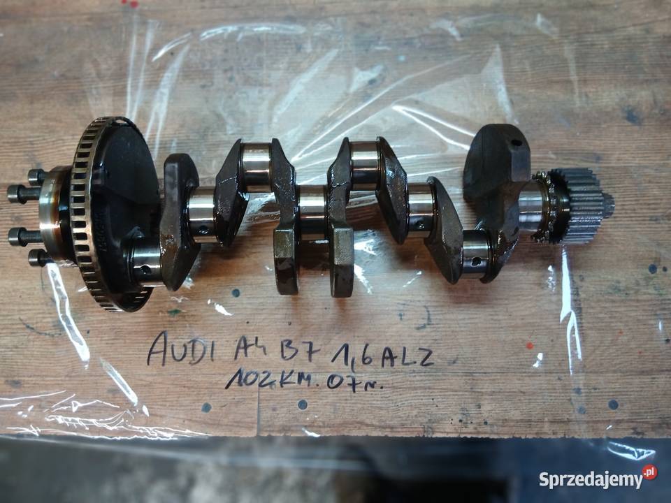 Wal korbiwy z korbowodami do 16 ALZ Audi a4b7 osobowe Iłża