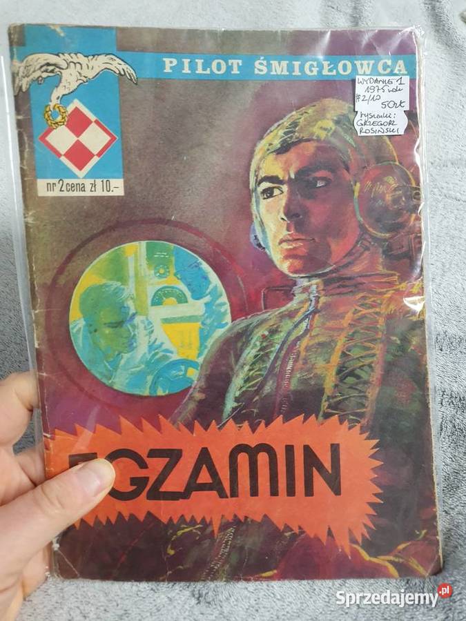 Pilot Śmigłowca zestaw 2 komiksów 1 wydanie 1975
