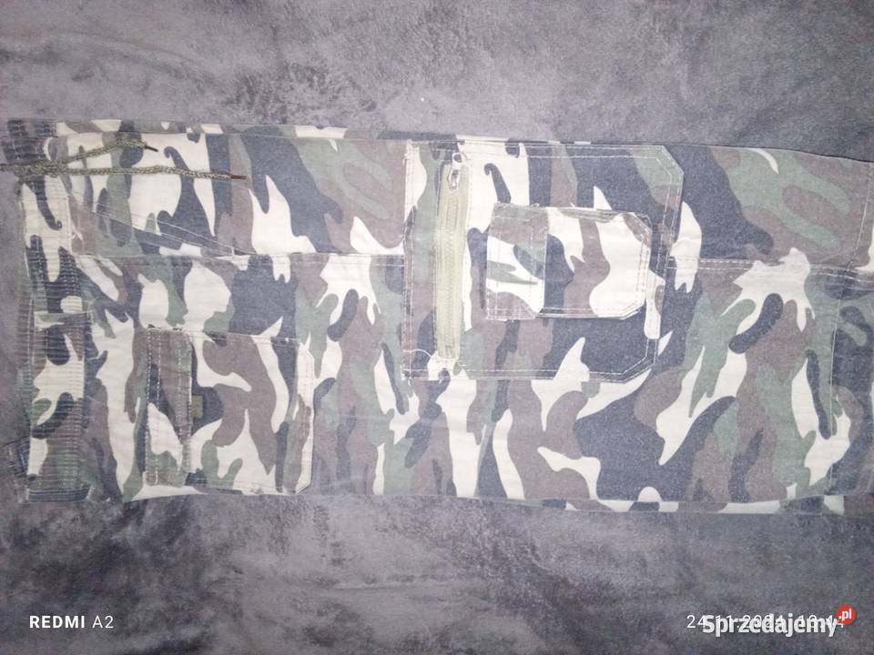 Spodnie robocze męskie kolor wojskowy Zgierz