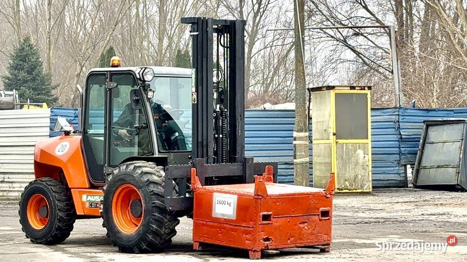 AUSA używany terenowy wózek widłowy Testy pod Gdańsk