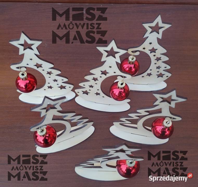Choinka z czerwoną bombką 15 reklama drobiazg sprzedam
