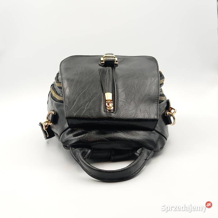 Plecak damski skórzany z klapą Mochila Bolsos Zawiercie