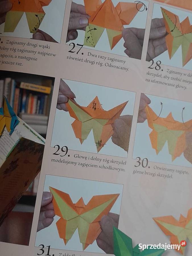 Książka Księga origami składanie papieru wydanie Dąbrowa Górnicza