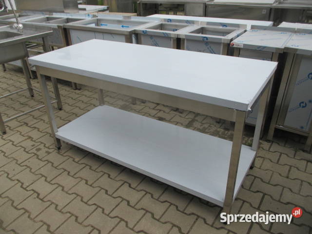 STÓŁ GASTRONOMICZNY CENTRALNY Z PÓŁKĄ 1607085 Ostrów Wielkopolski