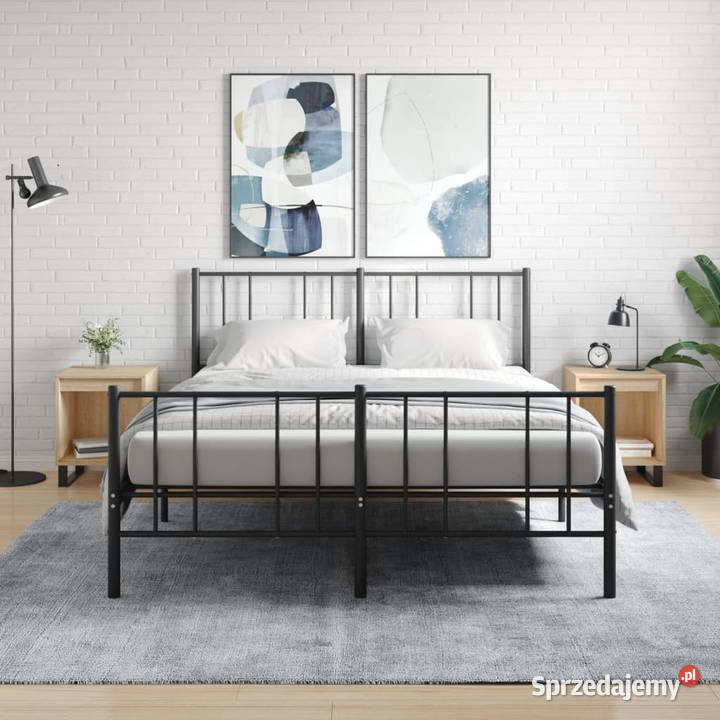 Szafki nocne 2 dąb sonoma 40x35x50 WM830739 Warszawa