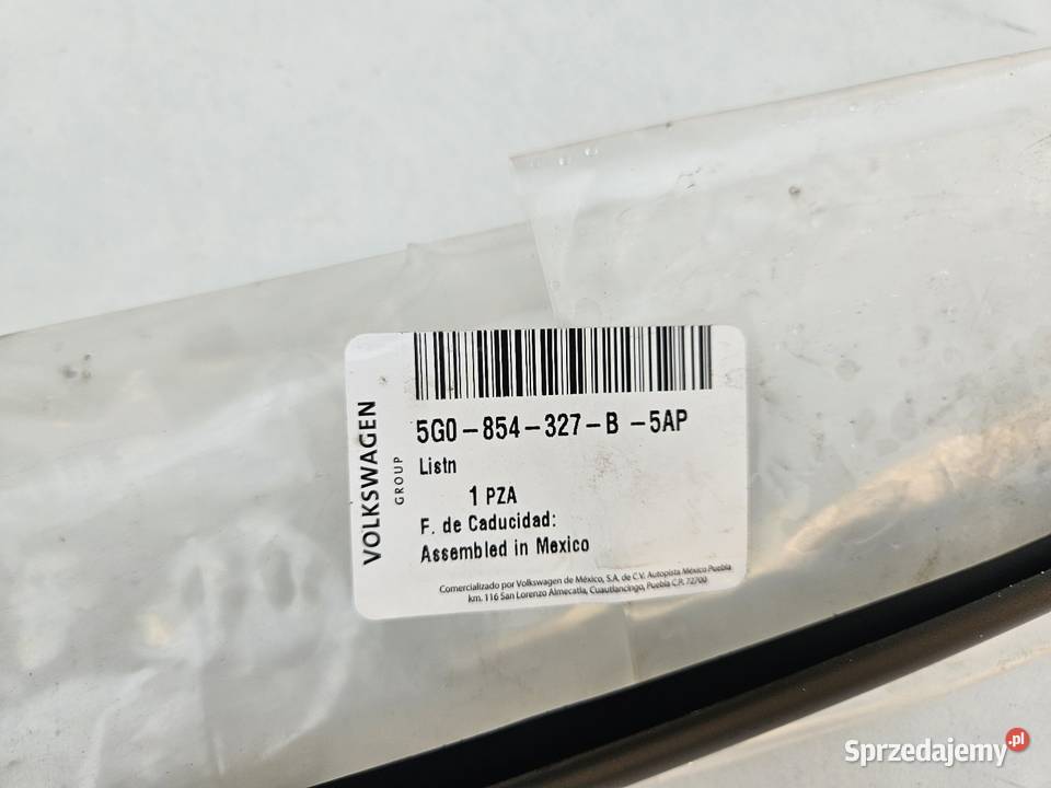 VW GOLF 7 VII LISTWA ZGARNIAJACA LEWA USZCZELKA Pozostałe Międzychód