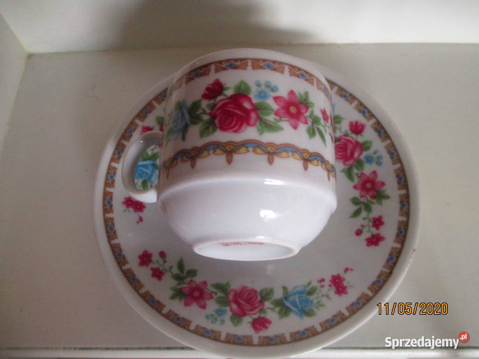 komplet filiżanek i talerzyków do espresso 6 Warszawa