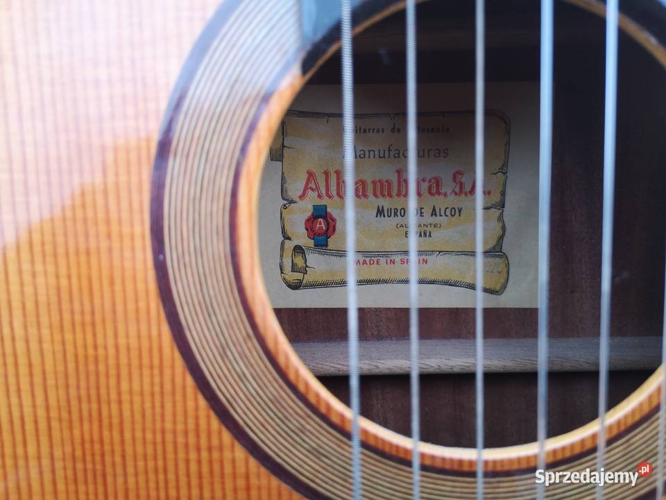 Gitara hiszpańska klasyczna Alhambra Muro de Aleksandrów Łódzki