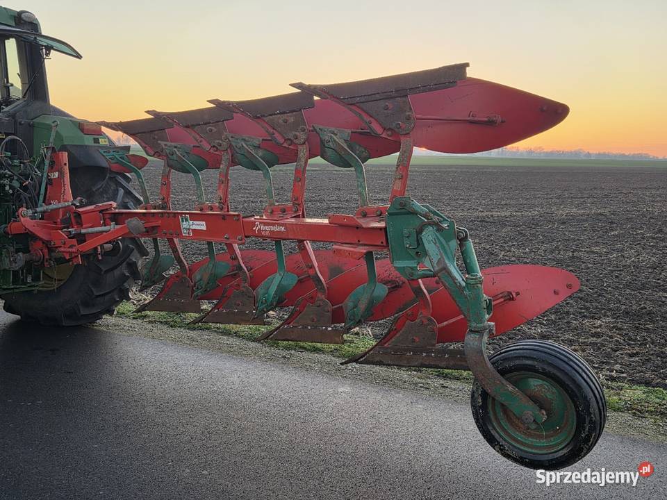 Pług obrotowy 4 skibowy kverneland vd 85 ładne Czołowo