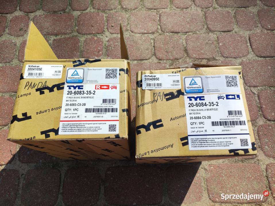 Fiat Panda 141a NOWE reflektory lampy przednie Chwaszczyno