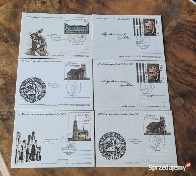 Kartki Pocztowe III Wizyta Jana Pawła II w Zielona Góra