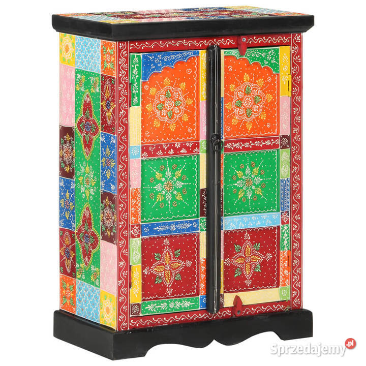 Ręcznie malowana szafka z drzwiami 53x30x75 sprzedam